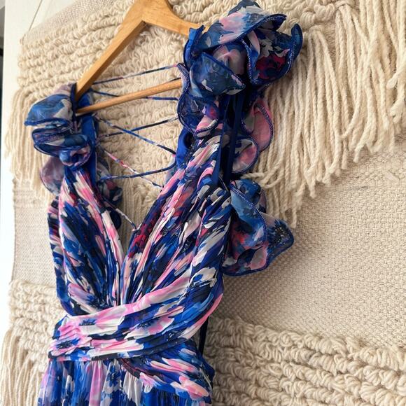 Mac Duggal Floral Cutout Gown - Picture 3 of 11